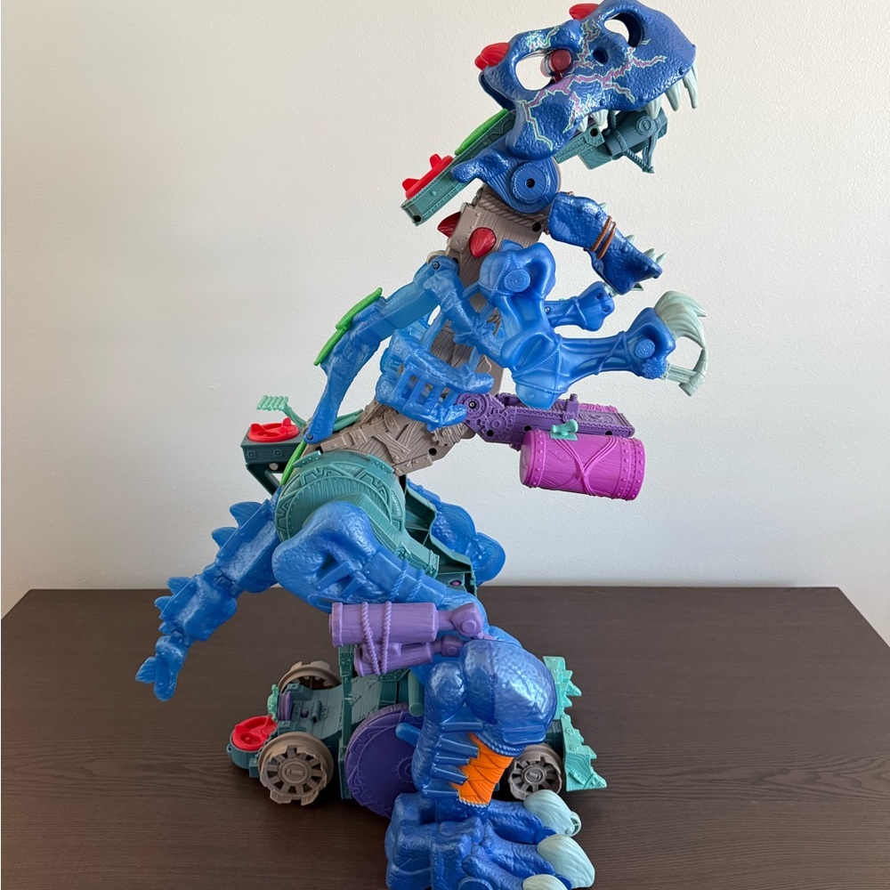 IMAGINEXT ULTRA T-REX ice Dinosaur Toy Huge 32” Tall  Adjustable Untested - Picture 6 of 6